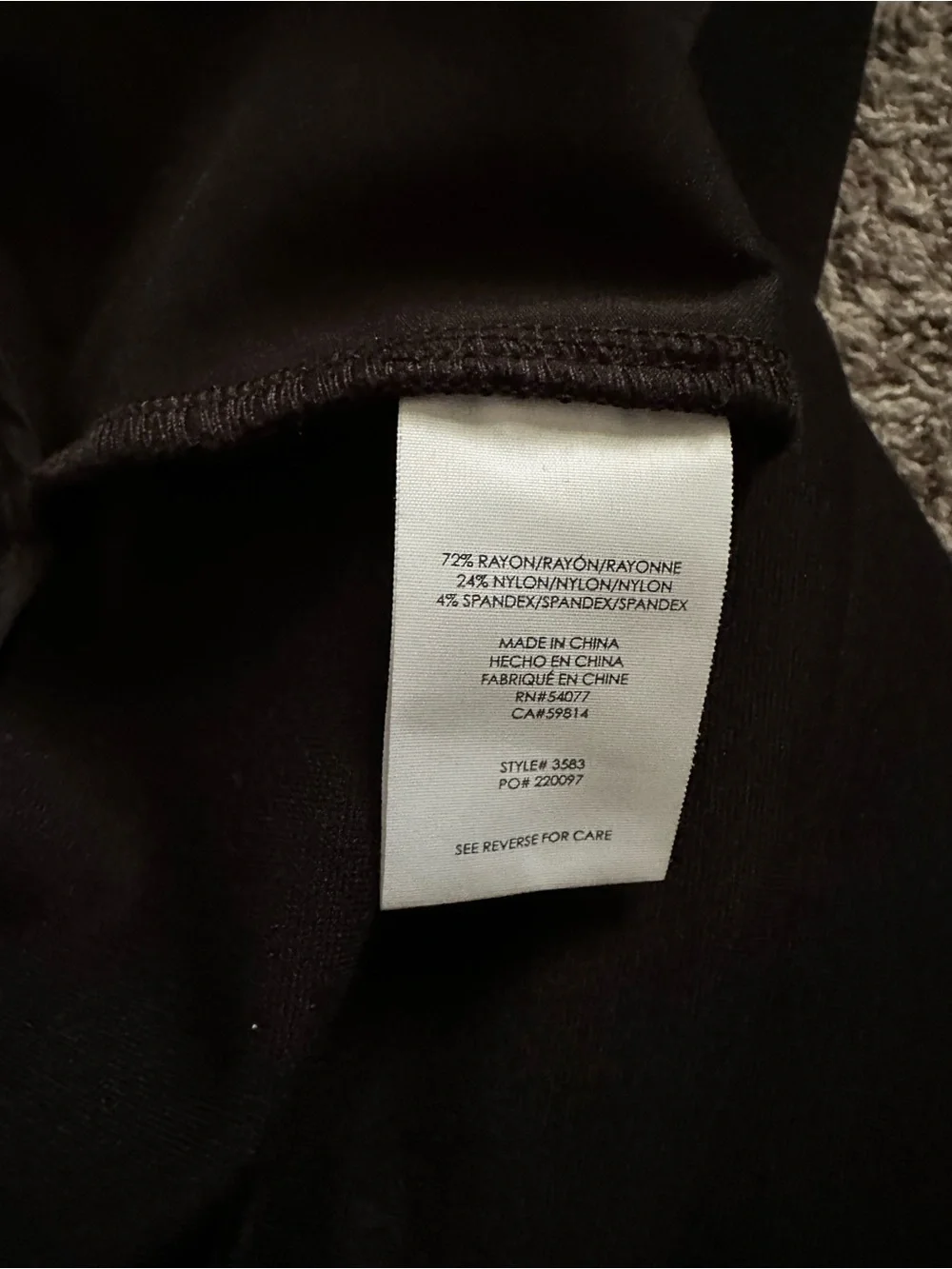CAbi streamlined black